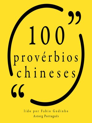 cover image of 100 provérbios chineses